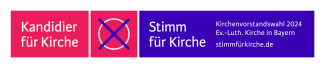 Werbebanner Stimm für Kirche
