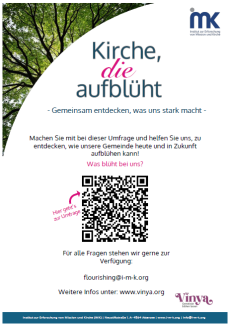 Plakat zur Aktion "Kirche, die aufblüht"