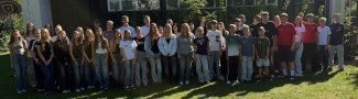 Gruppenbild von Konfis und Teamern