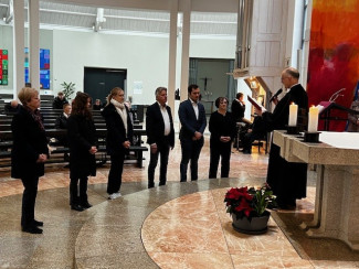 Die Mitglieder des neuen Kirchenvorstands werden eingeführt